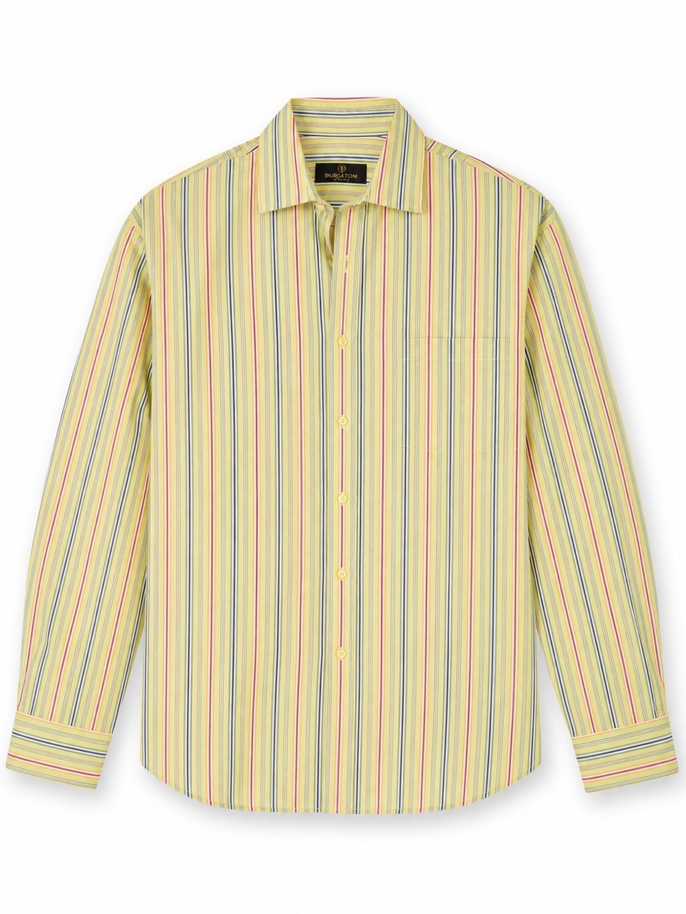 Bugatchi Uomo Shirt Mens Large Multicolor Striped Button Down